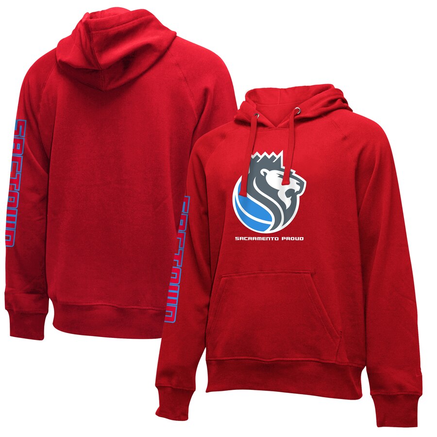 NBA Sacramento Kings New Era 201920 City Edition Pullover Hoodie Red->portland trail blazers->NBA Jersey